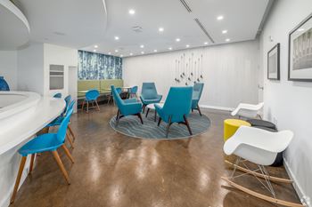 Club room lounge area at park place at petworth, washington, dc 20011